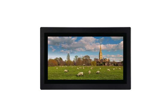 Pulgada industrial ROHS de la pantalla táctil del monitor LCD de VGA/DVI 15,6
