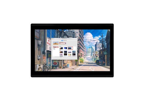 Prenda impermeable 25ms GTG 15,6 de la pantalla táctil del monitor de la pantalla táctil de Android Windows”