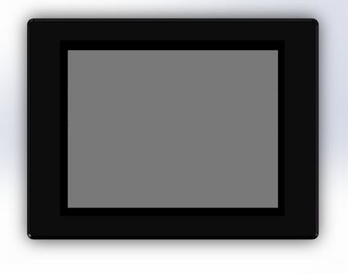 Panel LCD montado en la pared capacitivo del monitor USB TFT de la pantalla táctil de 10,4 pulgadas
